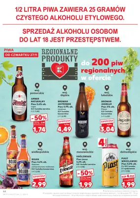 Kaufland - gazetka promocyjna Oferta Kaufland od czwartku 27.11 do środy 03.12 - strona 44