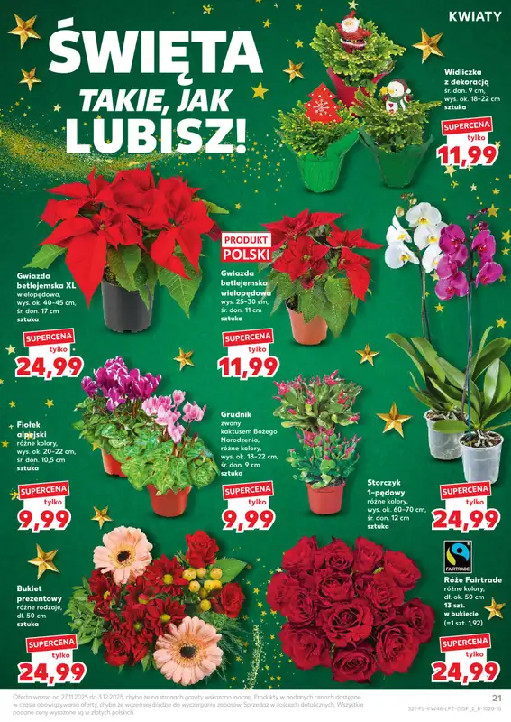 Kaufland - gazetka promocyjna Oferta Kaufland od czwartku 27.11 do środy 03.12 - strona 21