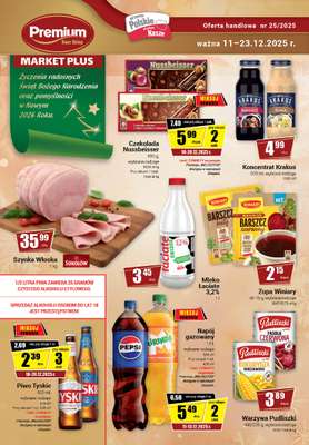 Premium - gazetka promocyjna Gazetka Premium Market Plus od czwartku 11.12 do wtorku 23.12