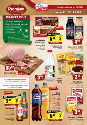 Premium - gazetka promocyjna Gazetka Premium Market Plus od czwartku 11.12 do wtorku 23.12