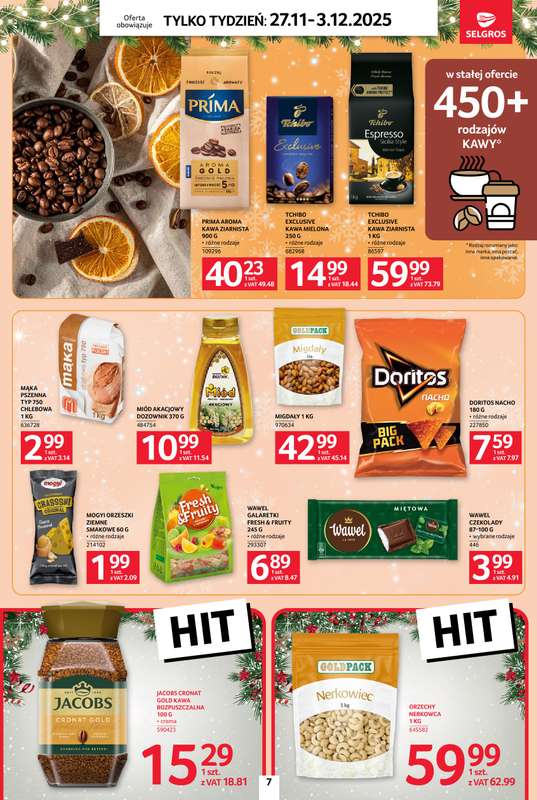 Selgros - gazetka promocyjna Jeszcze więcej super promocji! od czwartku 27.11 do środy 03.12 - strona 7