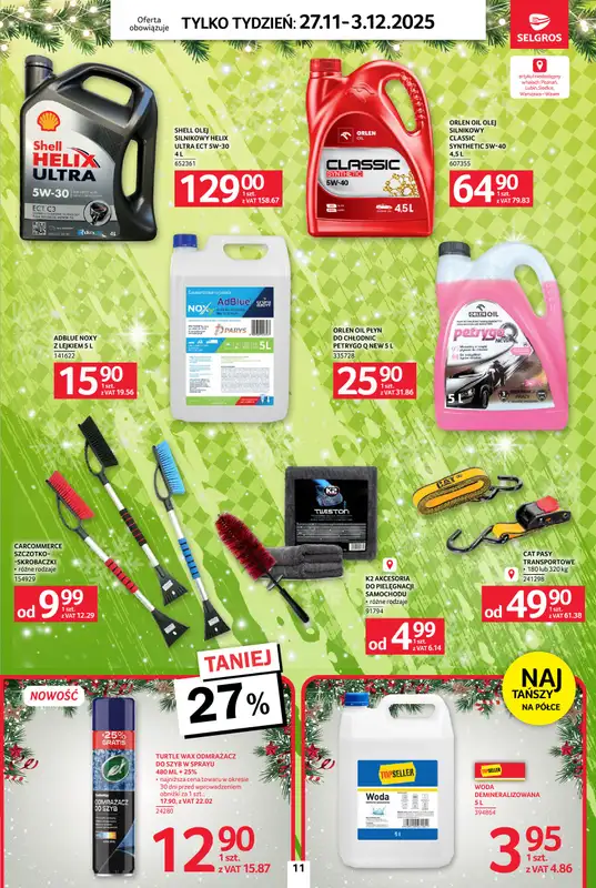Selgros - gazetka promocyjna Jeszcze więcej super promocji! od czwartku 27.11 do środy 03.12 - strona 11