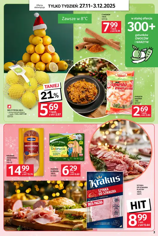 Selgros - gazetka promocyjna Jeszcze więcej super promocji! od czwartku 27.11 do środy 03.12 - strona 3