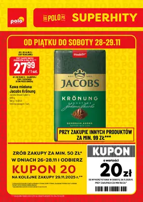 POLOmarket - gazetka promocyjna Super hity na weekend od czwartku 27.11 do soboty 29.11