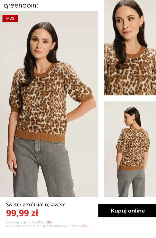 Greenpoint - gazetka promocyjna Stylowe swetry z wyprzedaży — złap okazję! od czwartku 27.11  - strona 4