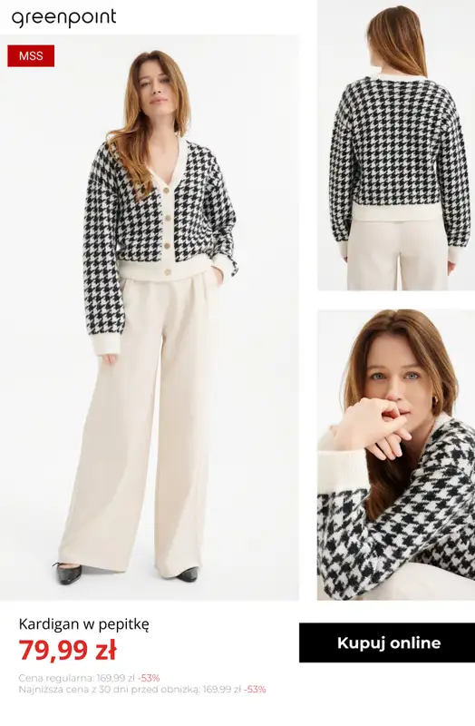 Greenpoint - gazetka promocyjna Stylowe swetry z wyprzedaży — złap okazję! od czwartku 27.11  - strona 12