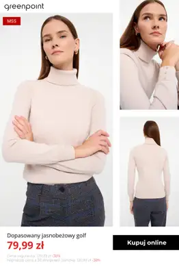 Greenpoint - gazetka promocyjna Stylowe swetry z wyprzedaży — złap okazję! od czwartku 27.11  - strona 5