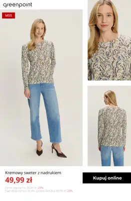 Greenpoint - gazetka promocyjna Stylowe swetry z wyprzedaży — złap okazję! od czwartku 27.11  - strona 6
