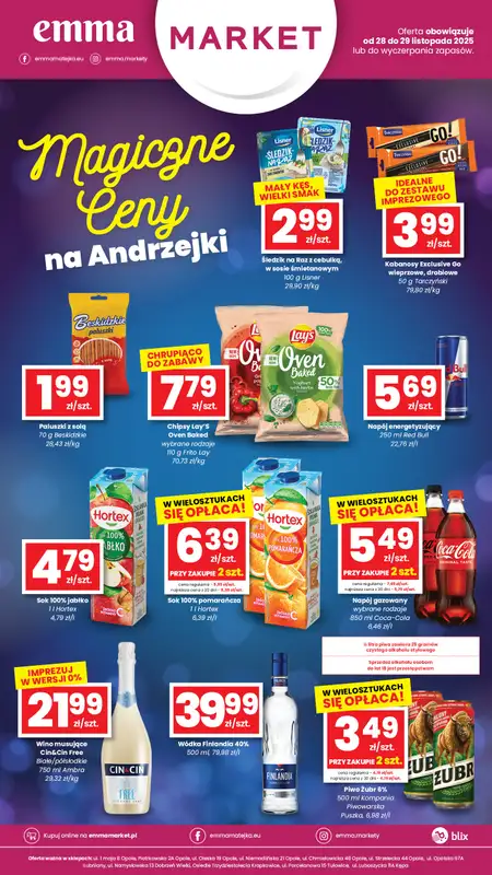 emma MARKET - gazetka promocyjna Plakat promocyjny  