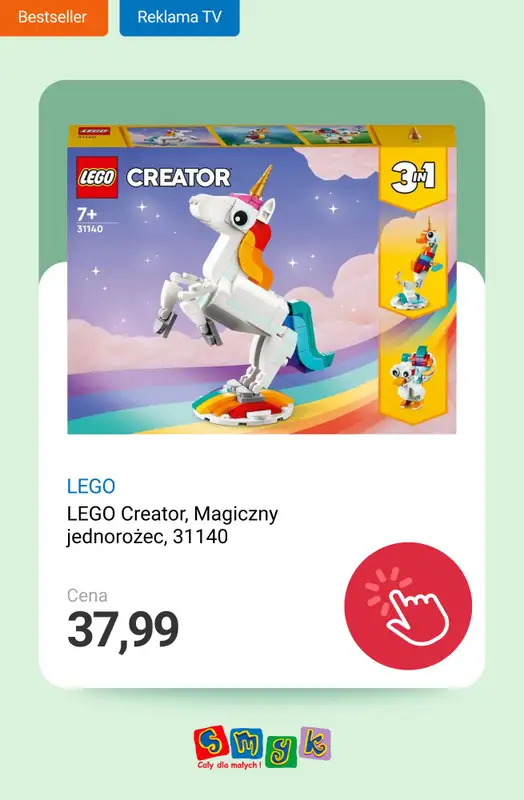 Smyk - gazetka promocyjna LEGO - Bestsellery w supercenach! od czwartku 27.11 do środy 03.12 - strona 2