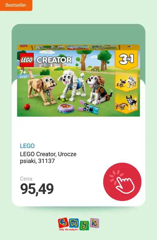 Smyk - gazetka promocyjna LEGO - Bestsellery w supercenach! od czwartku 27.11 do środy 03.12 - strona 11