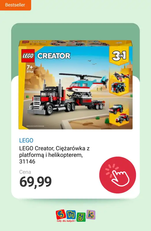 Smyk - gazetka promocyjna LEGO - Bestsellery w supercenach! od czwartku 27.11 do środy 03.12 - strona 7