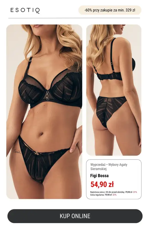 Esotiq - gazetka promocyjna -60% przy zakupach za min. 329 zł od czwartku 27.11 do wtorku 02.12 - strona 3