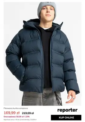 BLACK FRIDAY - gazetka promocyjna Reporter | Kurtki do 100 zł taniej BLACK WEEKS od czwartku 27.11 do czwartku 27.11 - strona 9