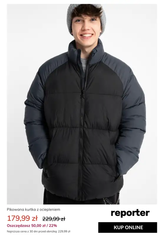 BLACK FRIDAY - gazetka promocyjna Reporter | Kurtki do 100 zł taniej BLACK WEEKS od czwartku 27.11 do czwartku 27.11 - strona 5