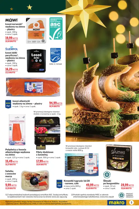 Makro - gazetka promocyjna Katalog delikatesy od czwartku 27.11 do środy 24.12 - strona 5