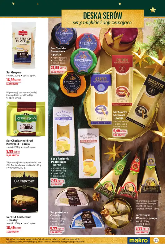 Makro - gazetka promocyjna Katalog delikatesy od czwartku 27.11 do środy 24.12 - strona 11