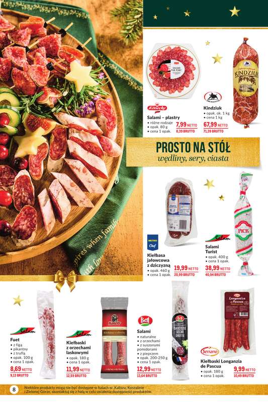 Makro - gazetka promocyjna Katalog delikatesy od czwartku 27.11 do środy 24.12 - strona 8