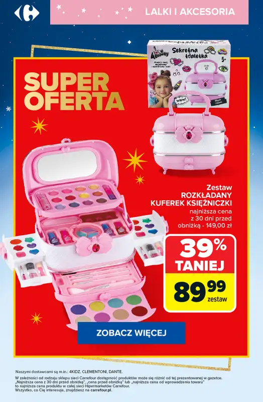 Carrefour - gazetka promocyjna SUPER promocje na zabawki dla dziewczynek od piątku 28.11 do czwartku 04.12 - strona 5