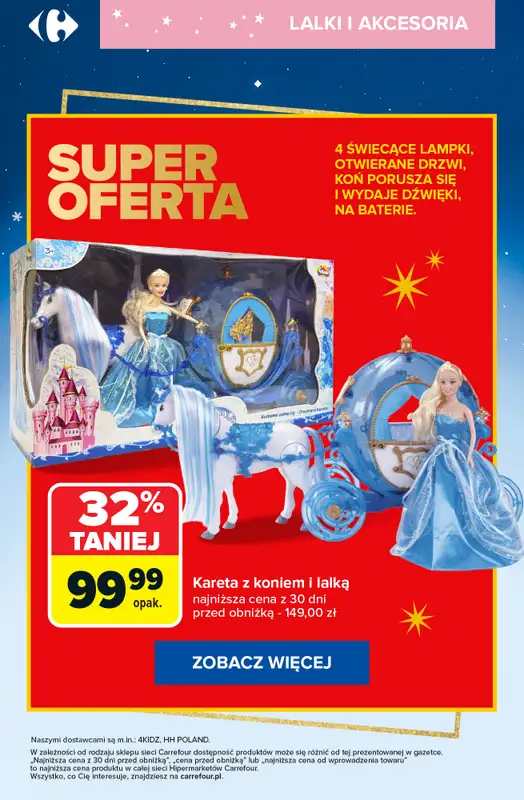 Carrefour - gazetka promocyjna SUPER promocje na zabawki dla dziewczynek od piątku 28.11 do czwartku 04.12 - strona 2