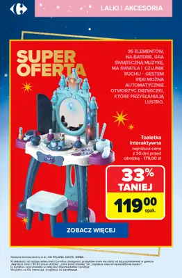 Carrefour - gazetka promocyjna SUPER promocje na zabawki dla dziewczynek od piątku 28.11 do czwartku 04.12 - strona 6