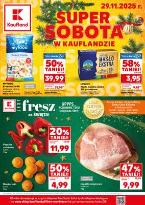 Kaufland - gazetka promocyjna Oferta Kaufland - SUPER SOBOTA od soboty 29.11 do soboty 29.11