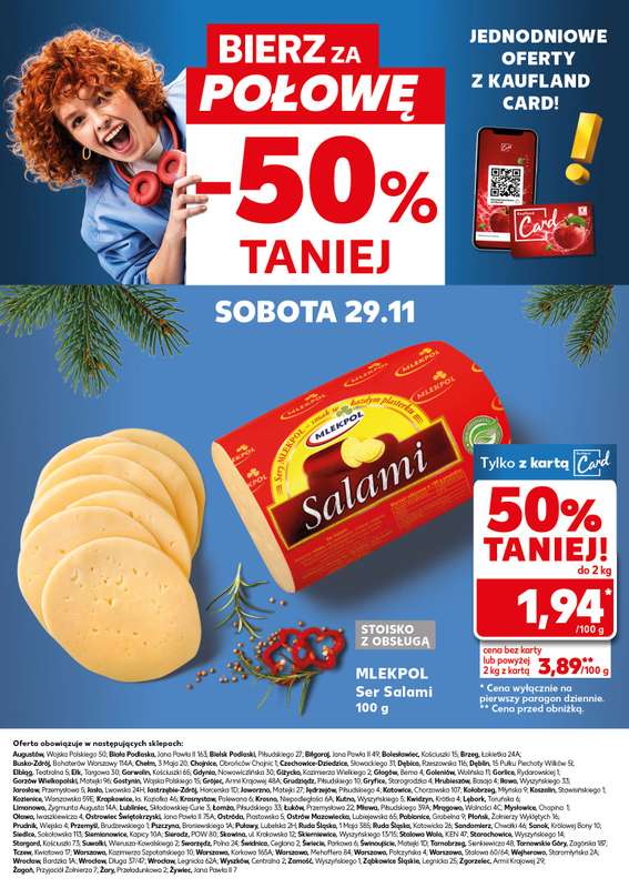 Kaufland - gazetka promocyjna Oferta Kaufland - SUPER SOBOTA od soboty 29.11 do soboty 29.11 - strona 26