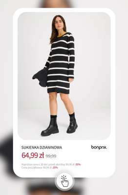 bonprix - gazetka promocyjna Dzianina - już od 59,99 zł od czwartku 27.11 do środy 03.12 - strona 7