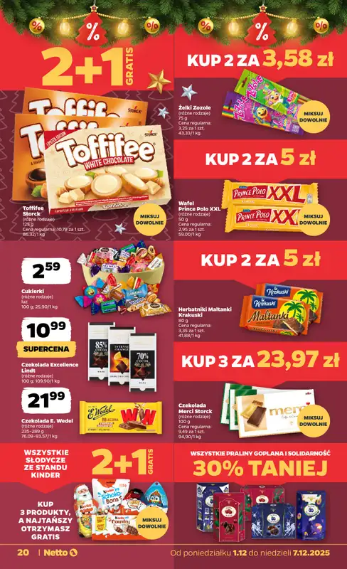 Netto - gazetka promocyjna Gazetka Spożywcza od poniedziałku 01.12 do niedzieli 07.12 - strona 20