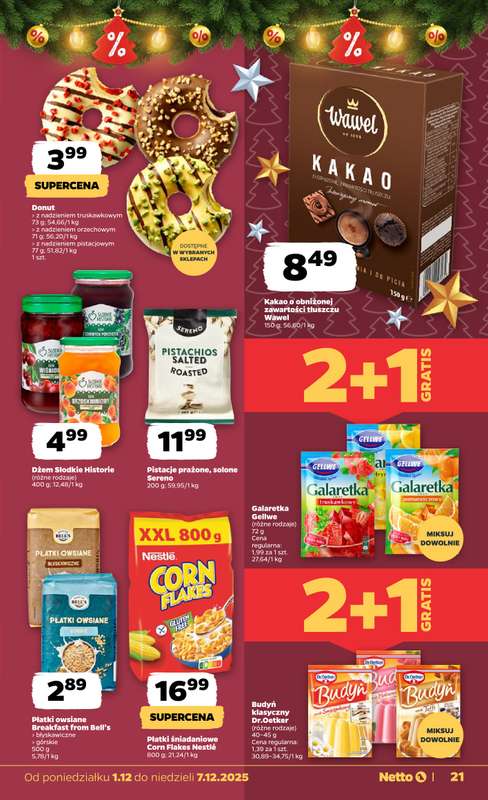 Netto - gazetka promocyjna Gazetka Spożywcza od poniedziałku 01.12 do niedzieli 07.12 - strona 21