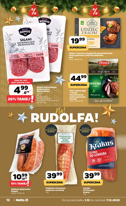 Netto - gazetka promocyjna Gazetka Spożywcza od poniedziałku 01.12 do niedzieli 07.12 - strona 12