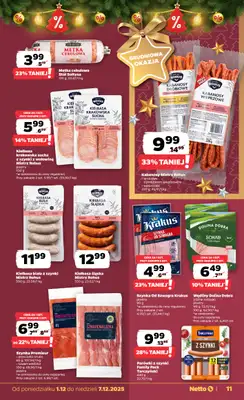 Netto - gazetka promocyjna Gazetka Spożywcza od poniedziałku 01.12 do niedzieli 07.12 - strona 11