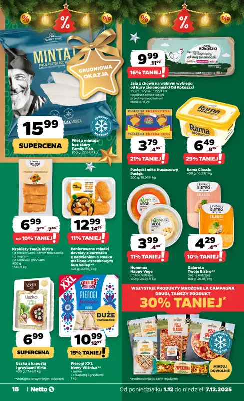 Netto - gazetka promocyjna Gazetka Spożywcza od poniedziałku 01.12 do niedzieli 07.12 - strona 18