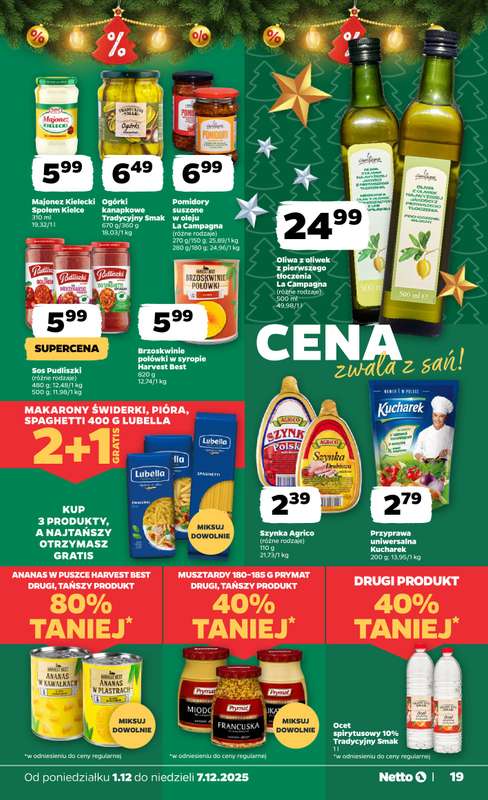 Netto - gazetka promocyjna Gazetka Spożywcza od poniedziałku 01.12 do niedzieli 07.12 - strona 19