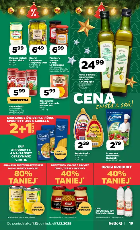 Netto - gazetka promocyjna Gazetka Spożywcza od poniedziałku 01.12 do niedzieli 07.12 - strona 19