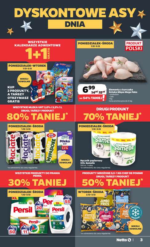 Netto - gazetka promocyjna Gazetka Spożywcza od poniedziałku 01.12 do niedzieli 07.12 - strona 3