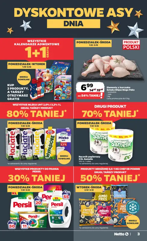Netto - gazetka promocyjna Gazetka Spożywcza od poniedziałku 01.12 do niedzieli 07.12 - strona 3