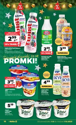 Netto - gazetka promocyjna Gazetka Spożywcza od poniedziałku 01.12 do niedzieli 07.12 - strona 16