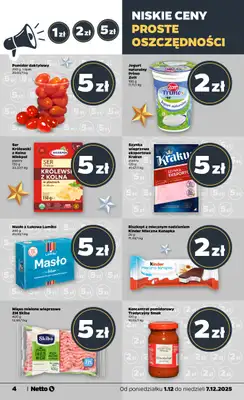 Netto - gazetka promocyjna Gazetka Spożywcza od poniedziałku 01.12 do niedzieli 07.12 - strona 4