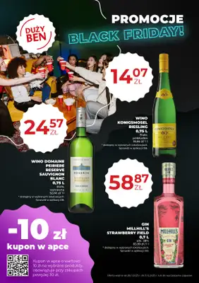 Duży Ben - gazetka promocyjna Promocje Black Friday! od piątku 28.11 do czwartku 11.12