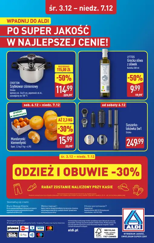 Aldi - gazetka promocyjna TULCE: WIELKIE OTWARCIE już w środę: 03.12! od środy 03.12 do niedzieli 07.12 - strona 32