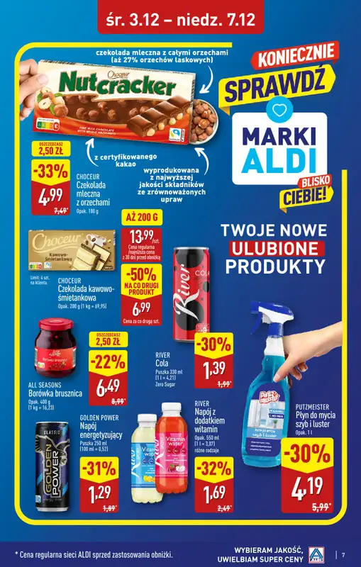 Aldi - gazetka promocyjna TULCE: WIELKIE OTWARCIE już w środę: 03.12! od środy 03.12 do niedzieli 07.12 - strona 7