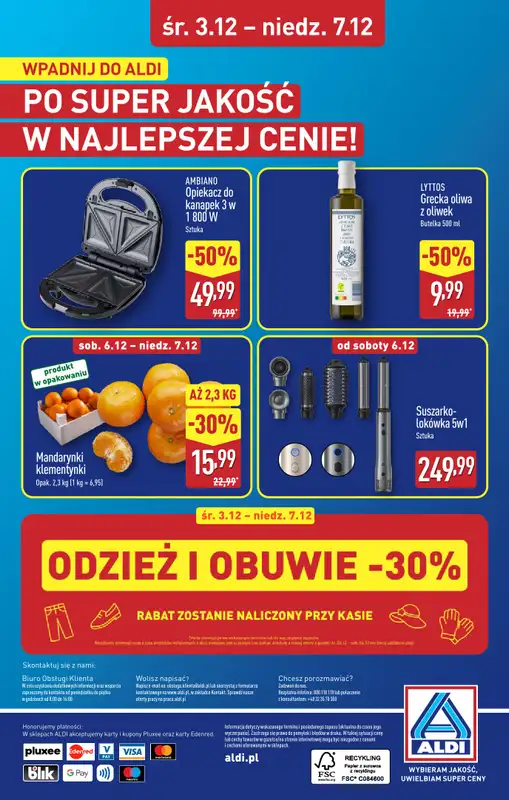 Aldi - gazetka promocyjna GOLENIÓW: WIELKIE OTWARCIE już w środę: 03.12! od środy 03.12 do niedzieli 07.12 - strona 32