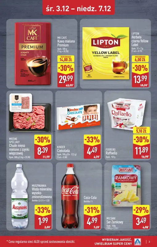 Aldi - gazetka promocyjna GOLENIÓW: WIELKIE OTWARCIE już w środę: 03.12! od środy 03.12 do niedzieli 07.12 - strona 3