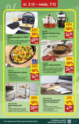 Aldi - gazetka promocyjna GOLENIÓW: WIELKIE OTWARCIE już w środę: 03.12! od środy 03.12 do niedzieli 07.12 - strona 23