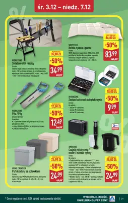 Aldi - gazetka promocyjna GOLENIÓW: WIELKIE OTWARCIE już w środę: 03.12! od środy 03.12 do niedzieli 07.12 - strona 21