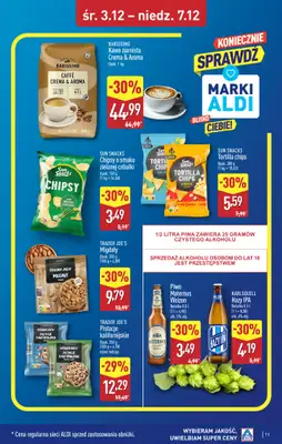 Aldi - gazetka promocyjna GOLENIÓW: WIELKIE OTWARCIE już w środę: 03.12! od środy 03.12 do niedzieli 07.12 - strona 11