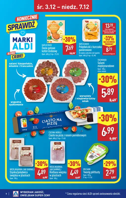 Aldi - gazetka promocyjna BLACHOWNIA: WIELKIE OTWARCIE już w środę: 03.12! od środy 03.12 do niedzieli 07.12 - strona 8