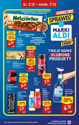 Aldi - gazetka promocyjna BLACHOWNIA: WIELKIE OTWARCIE już w środę: 03.12! od środy 03.12 do niedzieli 07.12 - strona 7
