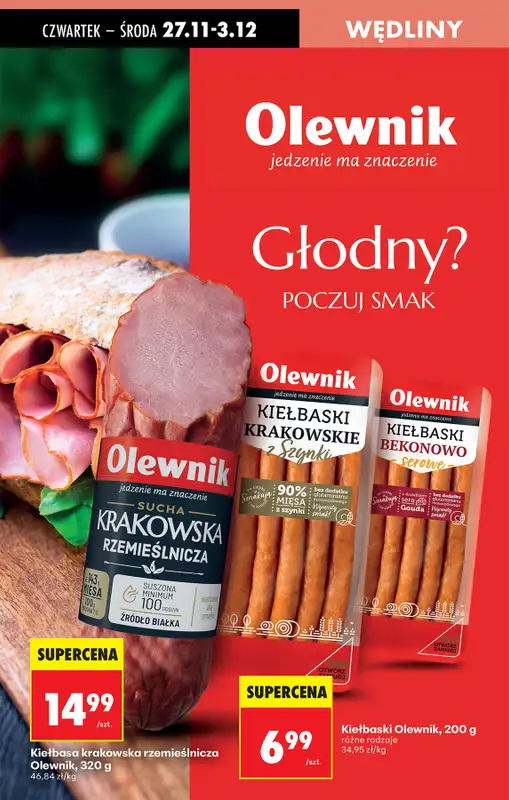 Biedronka - gazetka promocyjna Od czwartku, Z ladą tradycyjną od czwartku 27.11 do środy 03.12 - strona 62